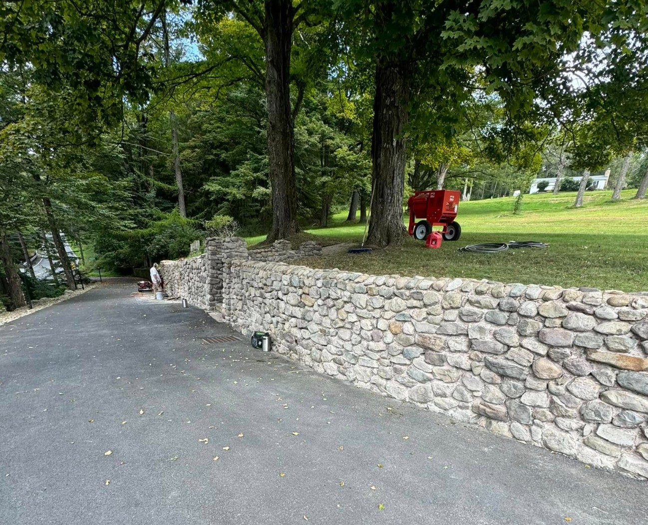 Retaining Wall completion